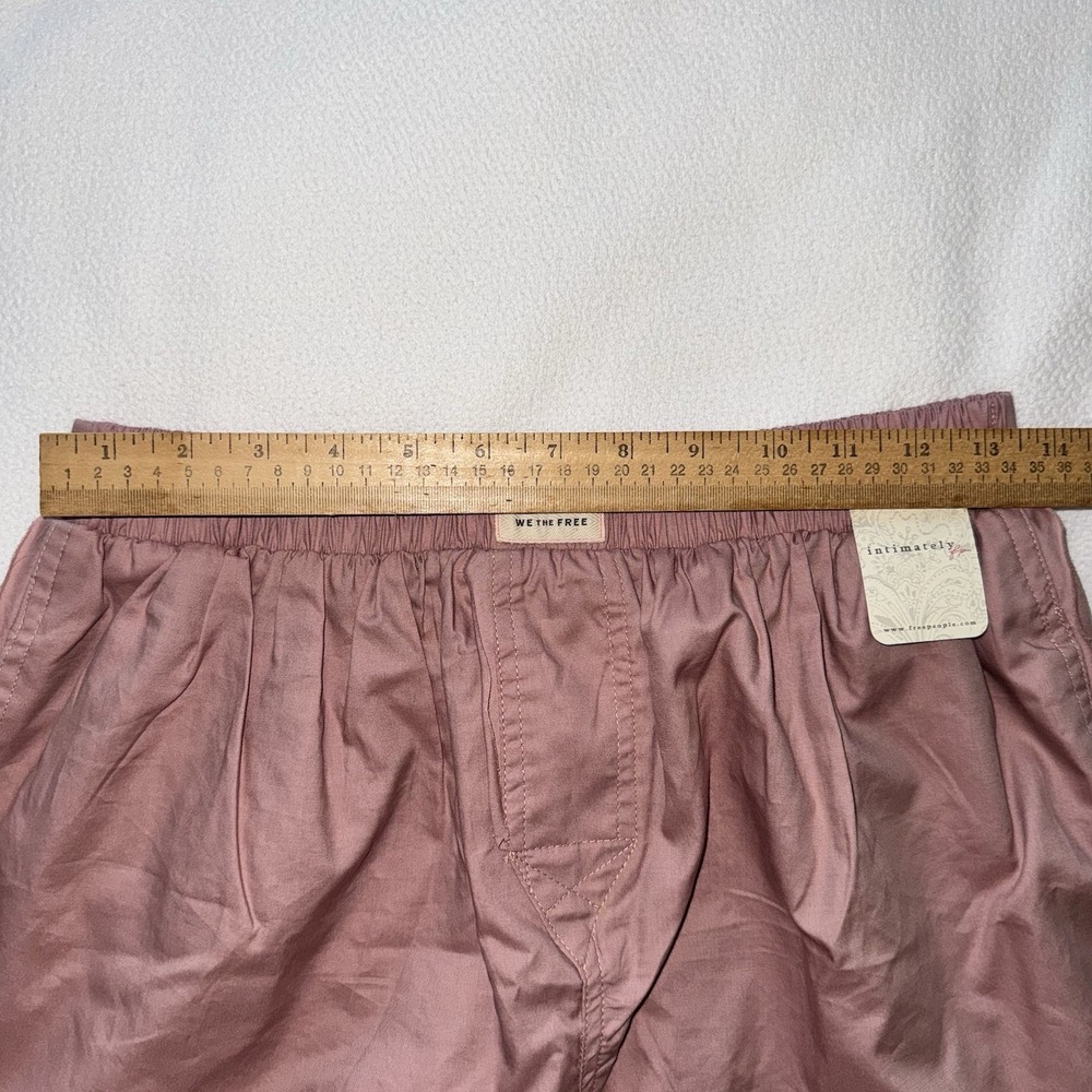 NWT We The Free People Intimately Day to Day Boxer Shorts Pink Pockets Small - Picture 13 of 14